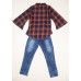  Cotton Shirt Jeans Set (KR1219)